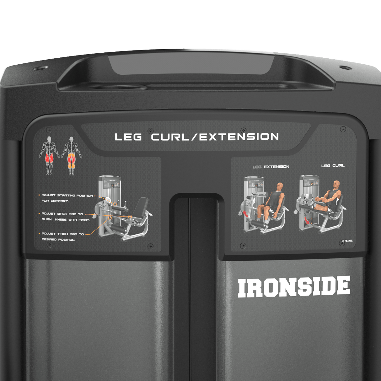 Dual Leg Curl & Extension Machine IRONSIDE Luxe