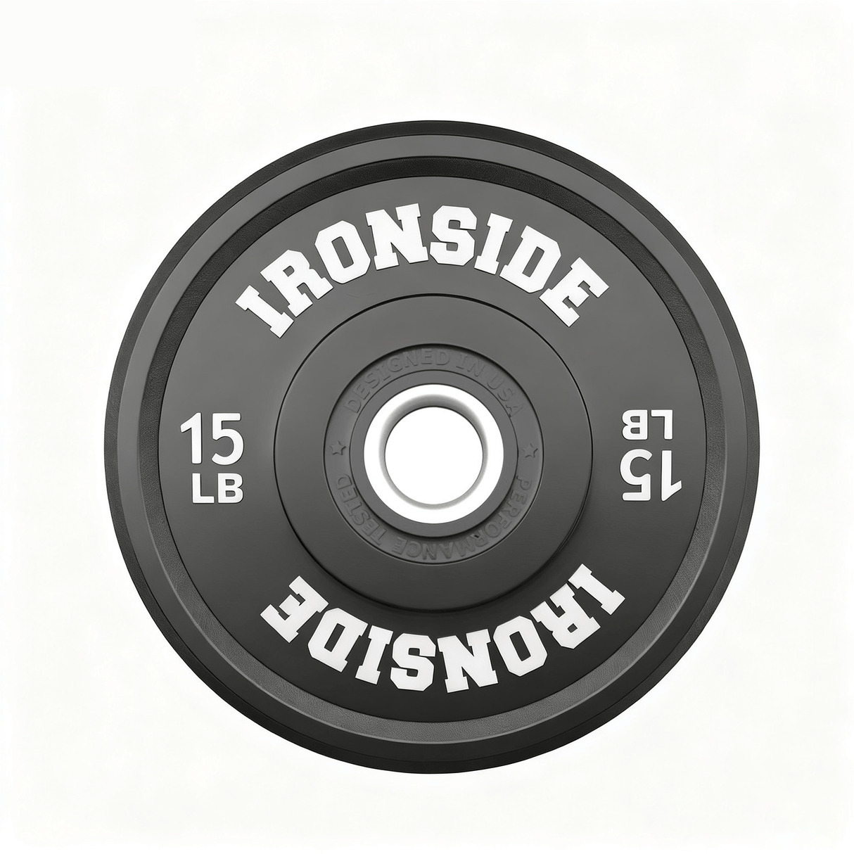 Disco Olímpico Pro Bumper IRONSIDE (10 a 55 LB)
