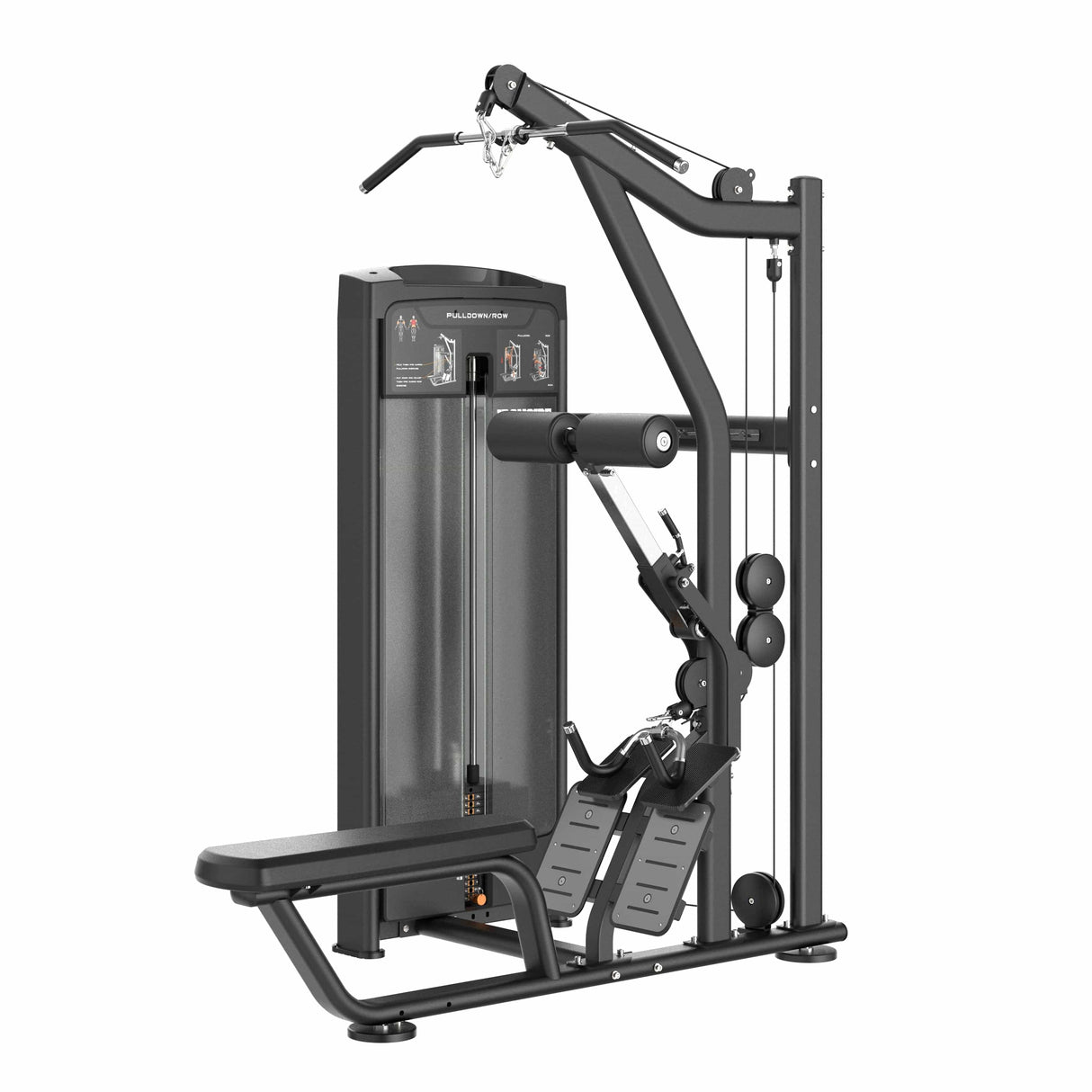 Dual Lat Pulldown & Low Row Machine IRONSIDE Luxe