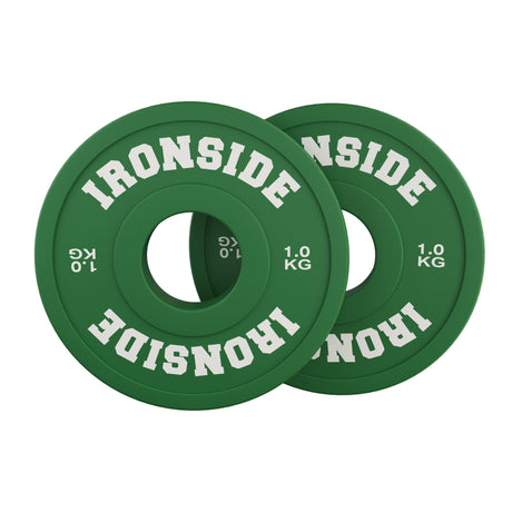 Discos Fraccionales Olímpicos PU IRONSIDE (0.5 kg a 2.5 kg)