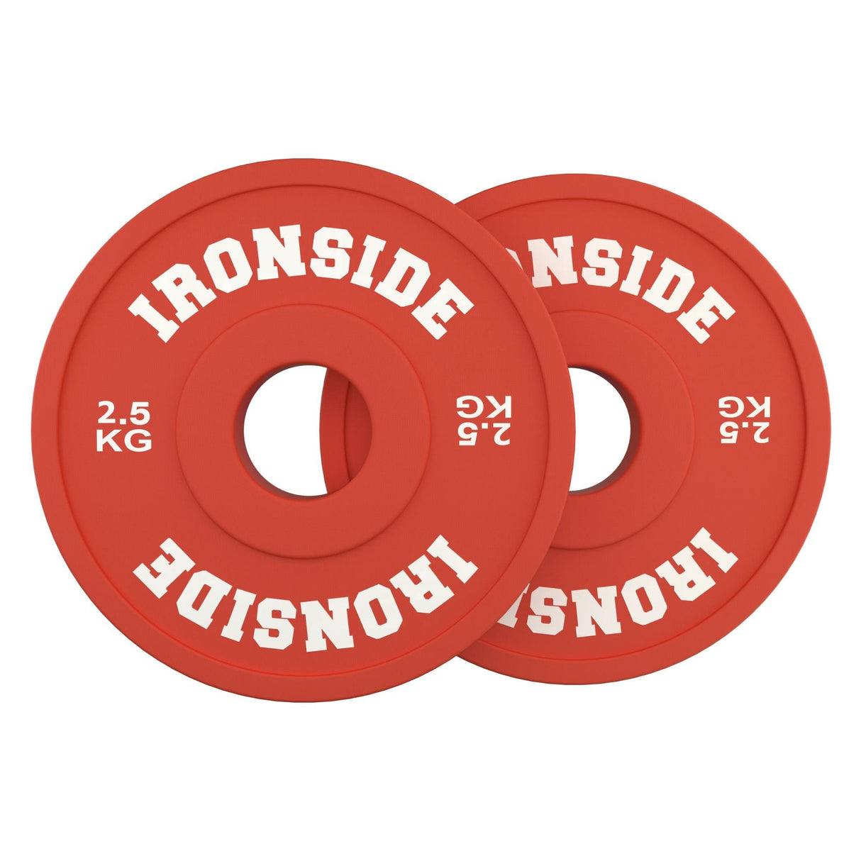 Discos Fraccionales Olímpicos PU IRONSIDE (0.5 kg a 2.5 kg)