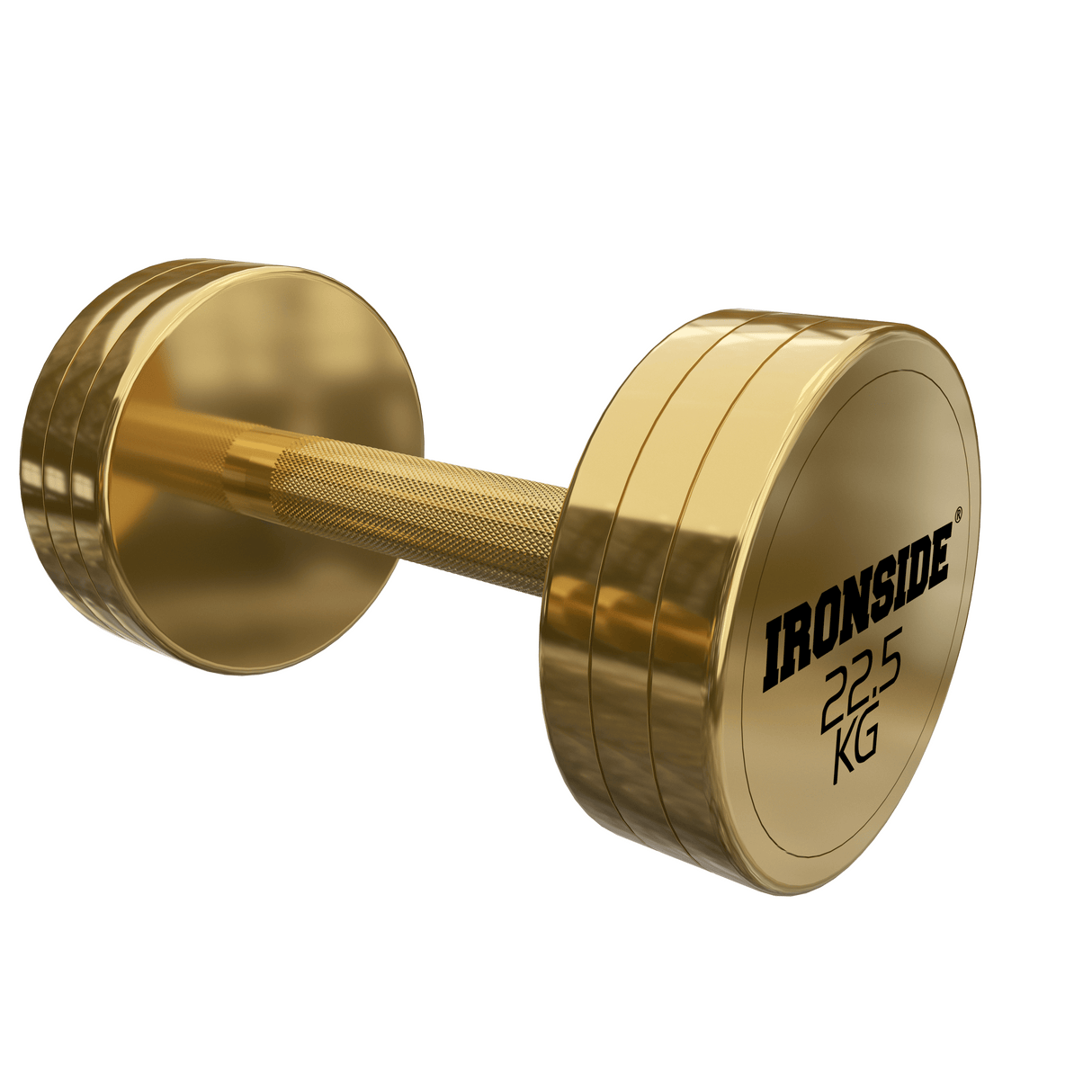 Mancuerna Circular Gold IRONSIDE (2.5 a 40 kg)