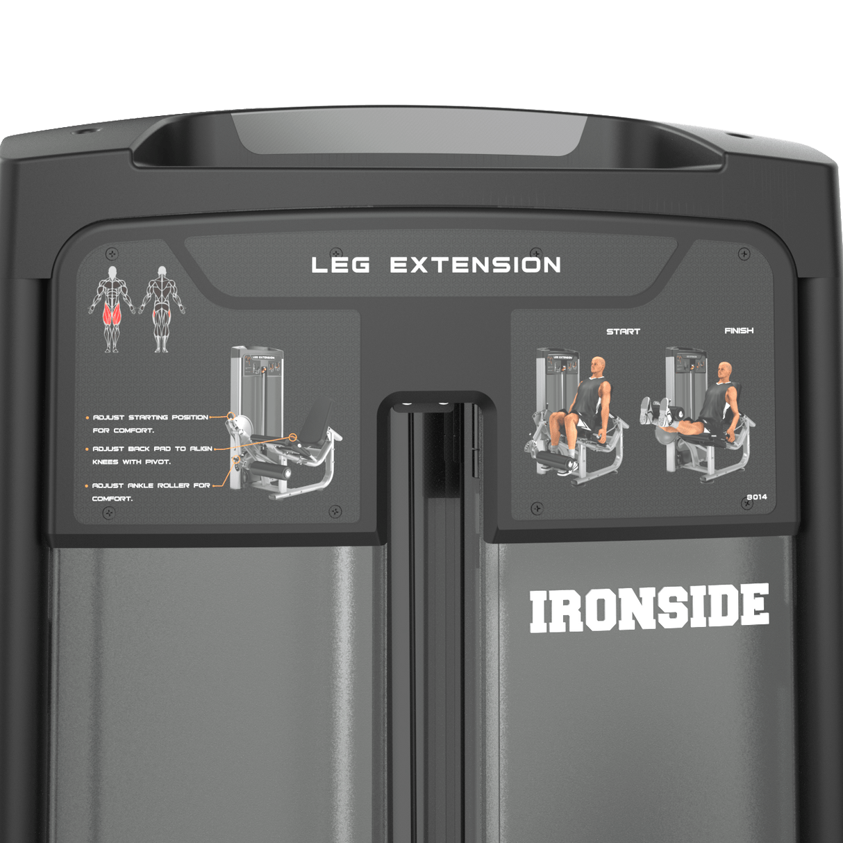 Leg Extension Machine IRONSIDE Luxe