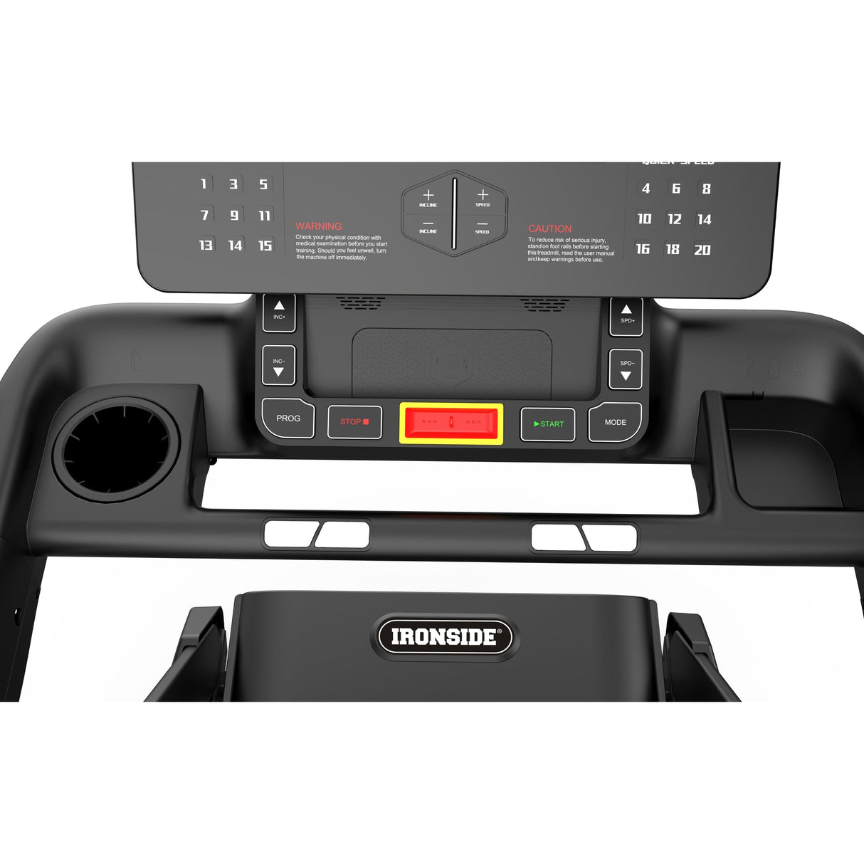 Caminadora Plegable LED Zeus IRONSIDE Glam