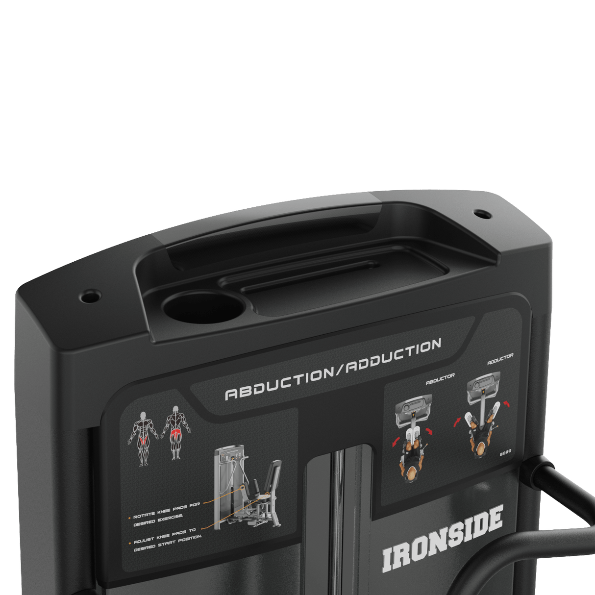Dual Abductor & Adductor Machine IRONSIDE Luxe