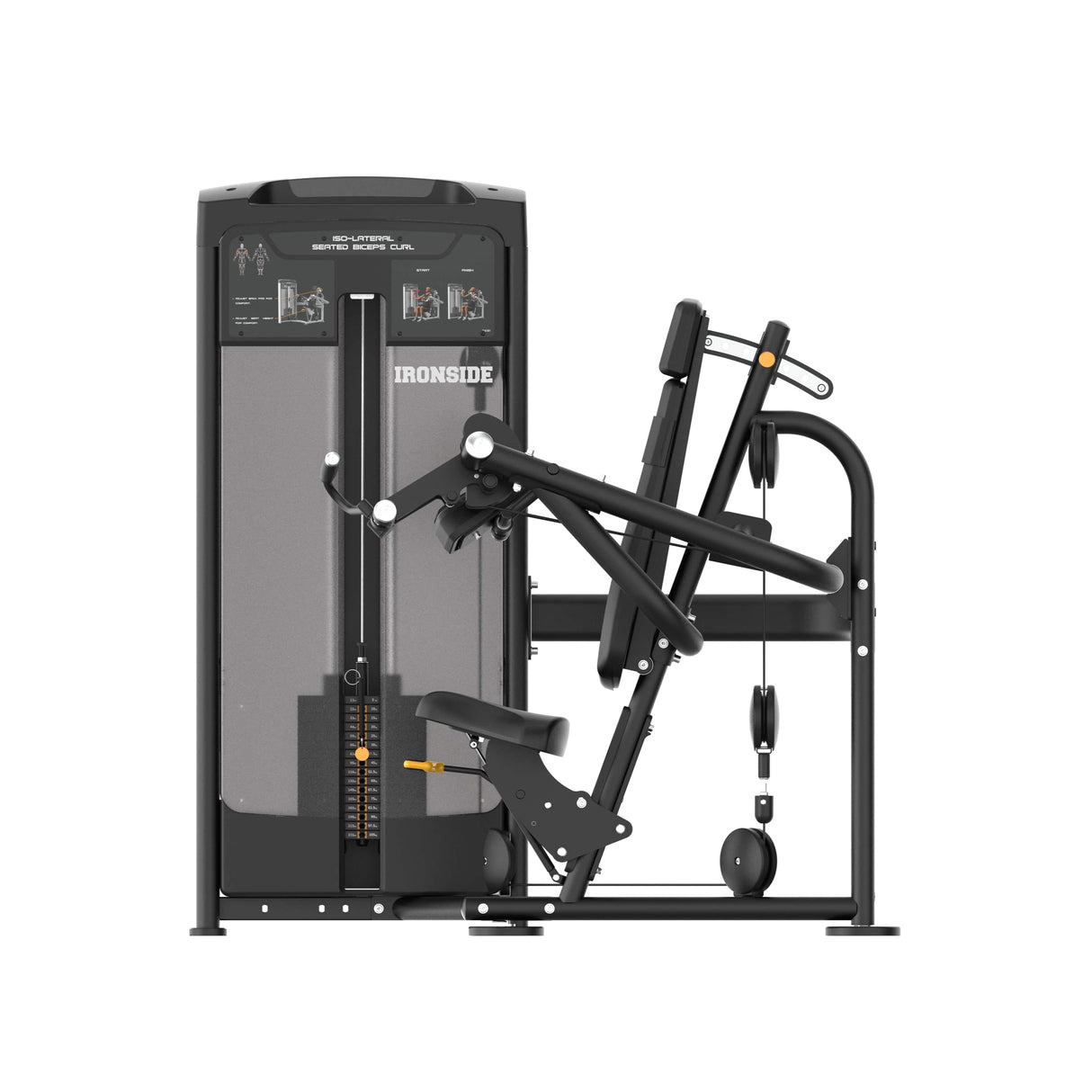 Iso-lateral Seated Biceps Curl IRONSIDE Luxe