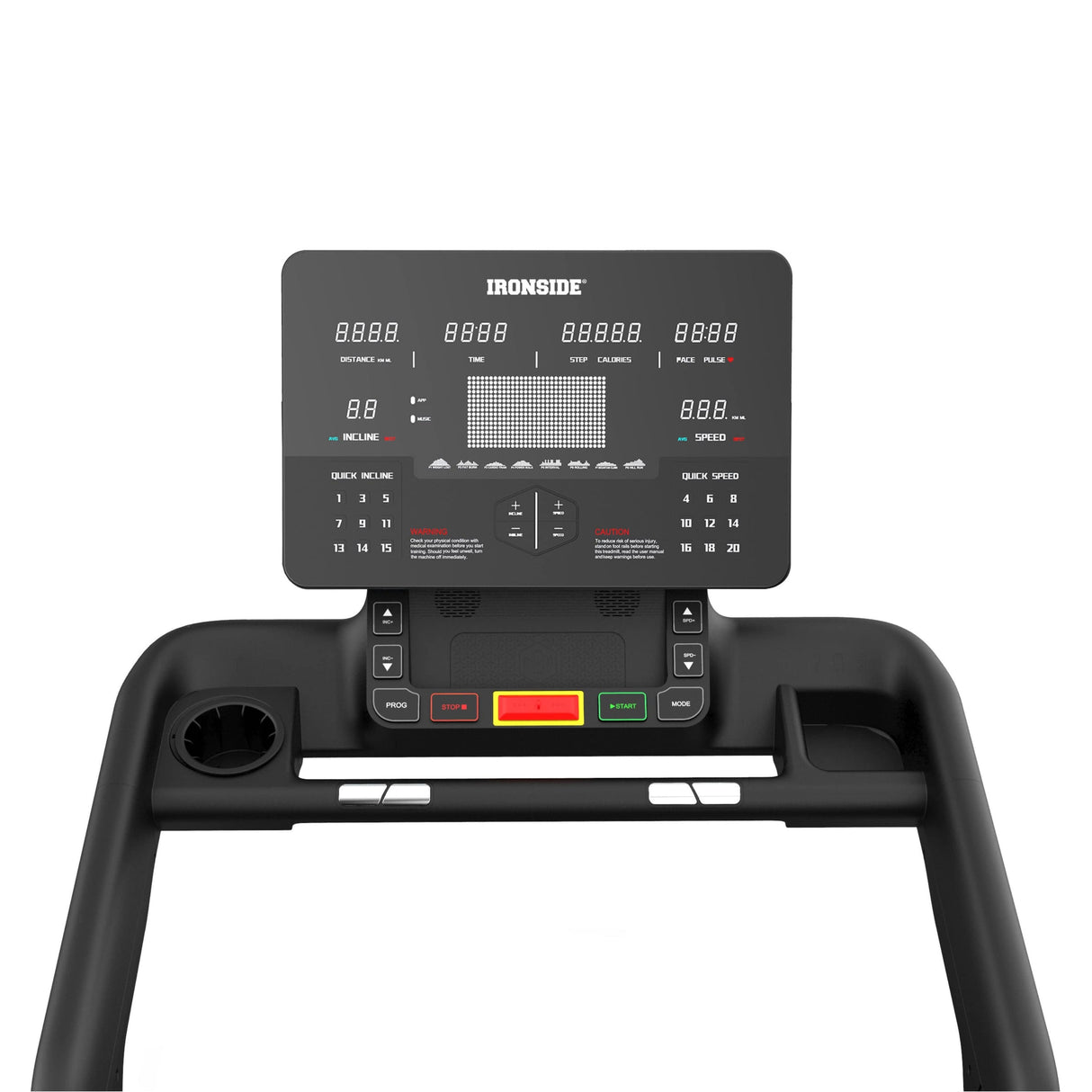 Caminadora Plegable LED Zeus IRONSIDE Glam