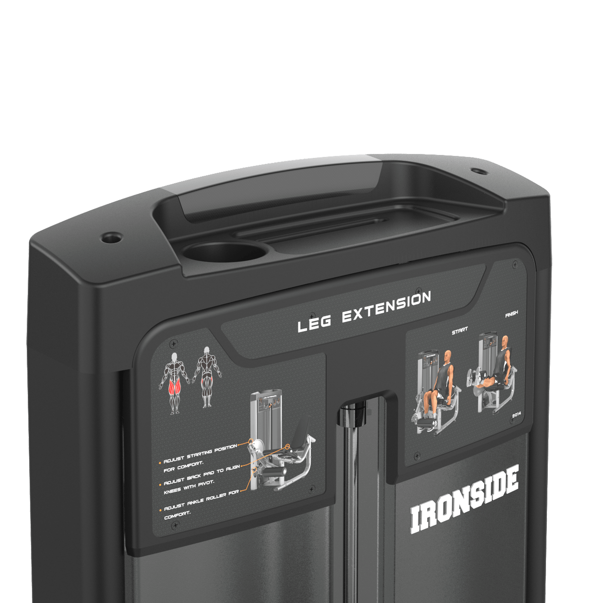 Leg Extension Machine IRONSIDE Luxe