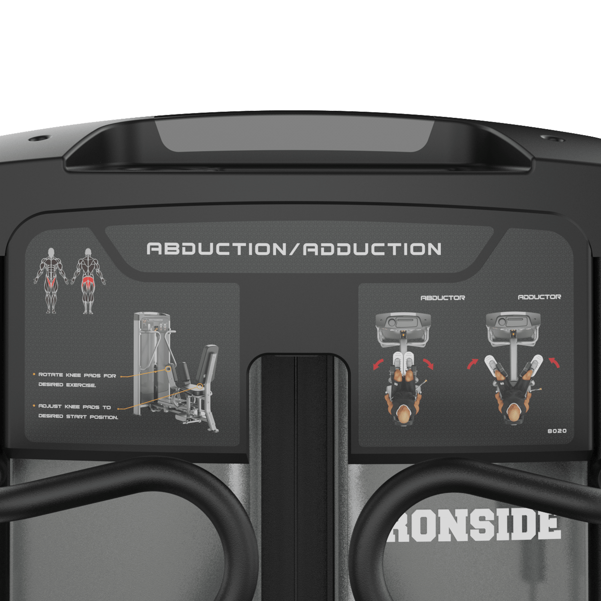 Dual Abductor & Adductor Machine IRONSIDE Luxe