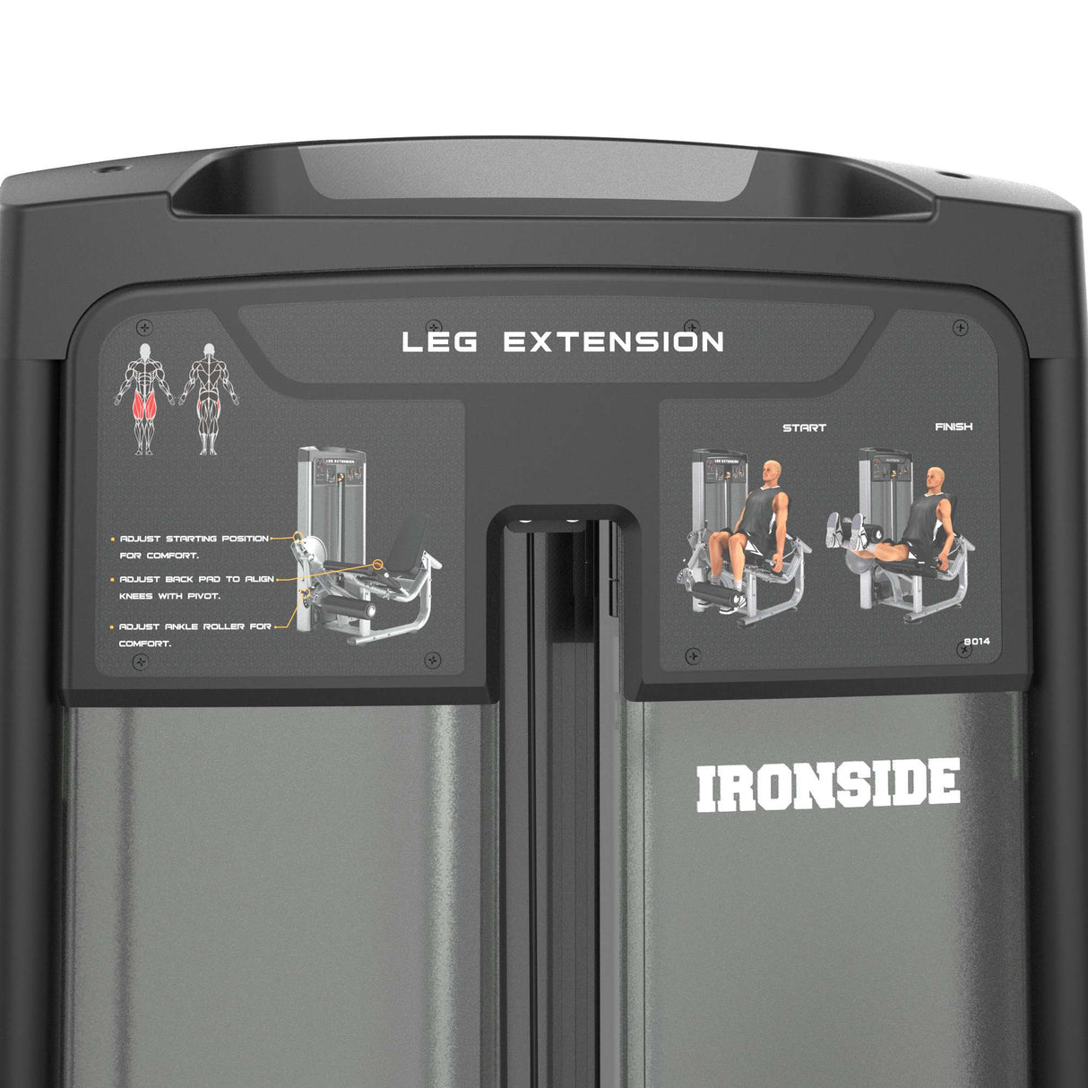 Leg Extension Machine IRONSIDE Luxe