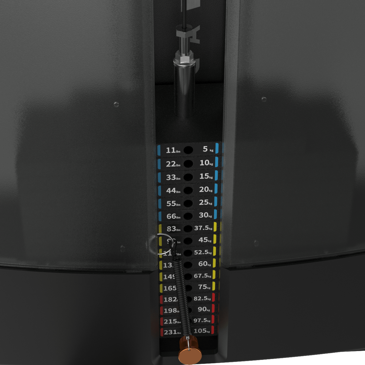 Dual Lat Pulldown & Low Row Machine IRONSIDE Luxe