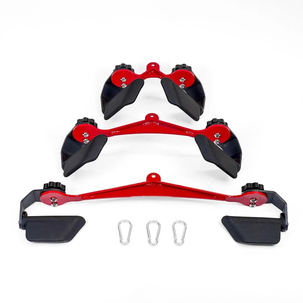 Set de 3 Agarres Fijos de Polea Ergonómicos IRONSIDE