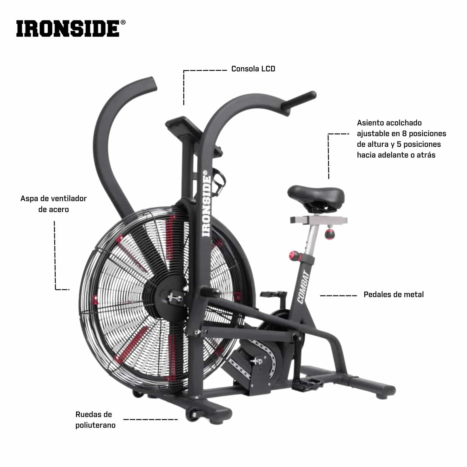 Air Bike ECHO IRONSIDE Combat