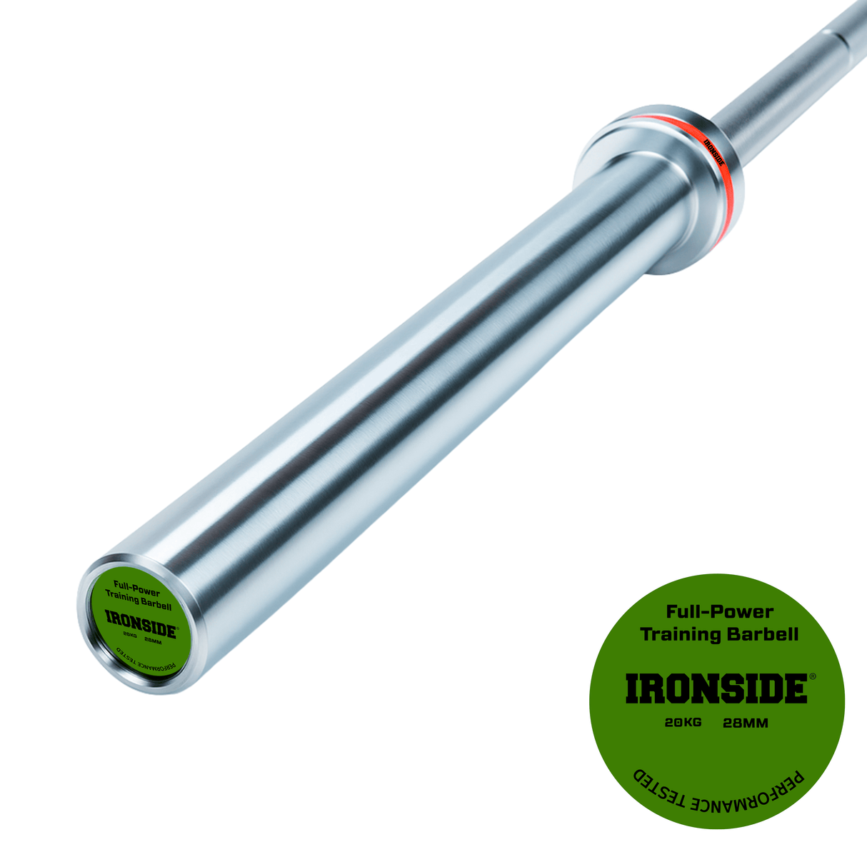 Barra Olímpica 20 kg Fullpower Training (1.000 lb) IRONSIDE