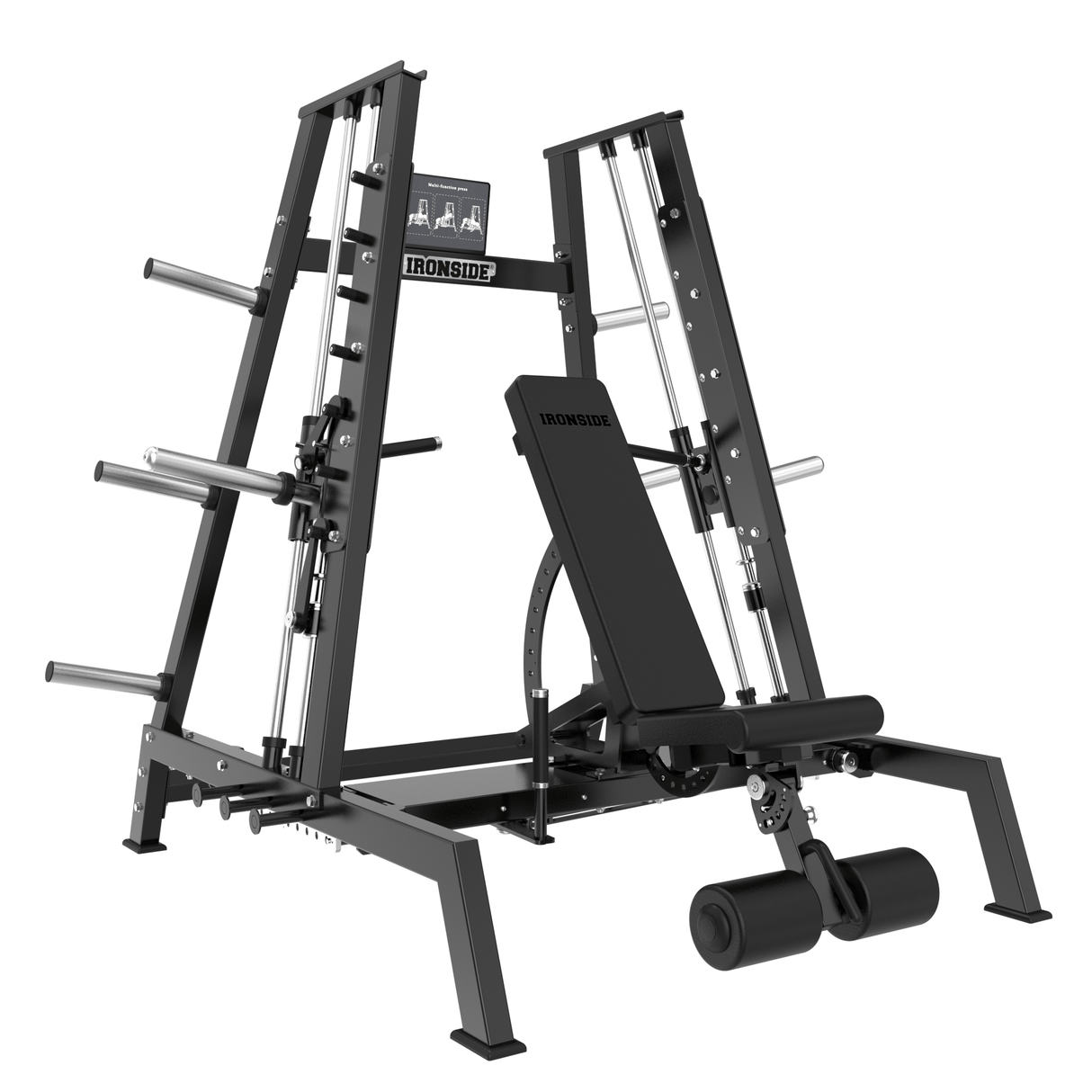 Multi Press Smith con Banco Ajustable 2.0 IRONSIDE Infinity