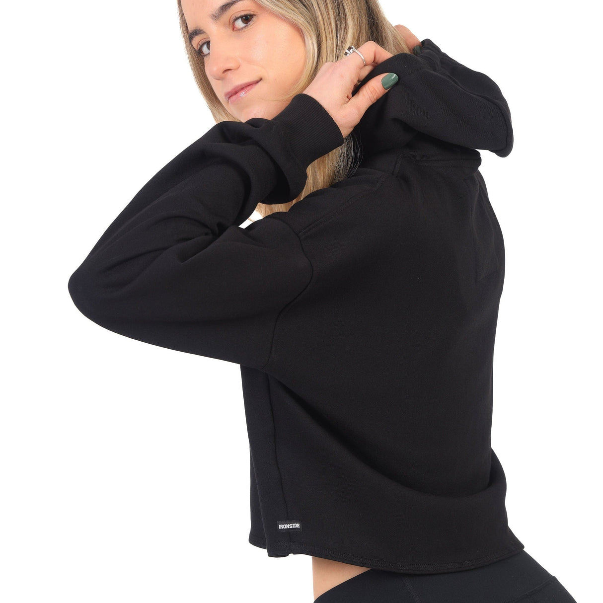 Sudadera Deportiva Corta con Gorro para Mujer Edición Limitada IRONSIDE