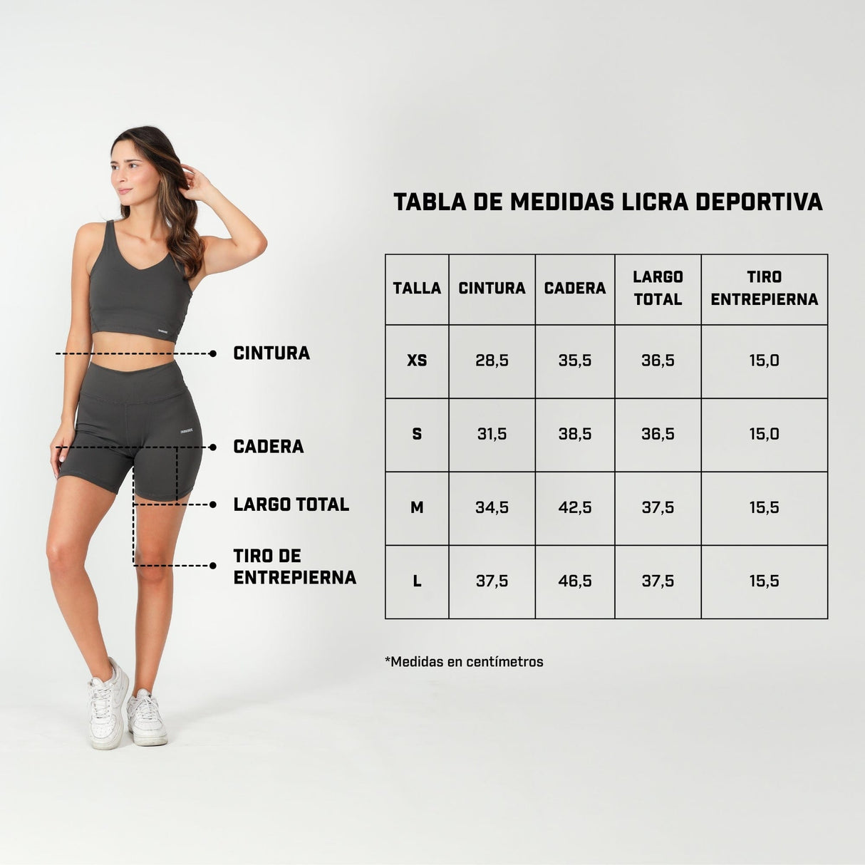 Licra Deportiva Corta Para Mujer Edición Limitada IRONSIDE
