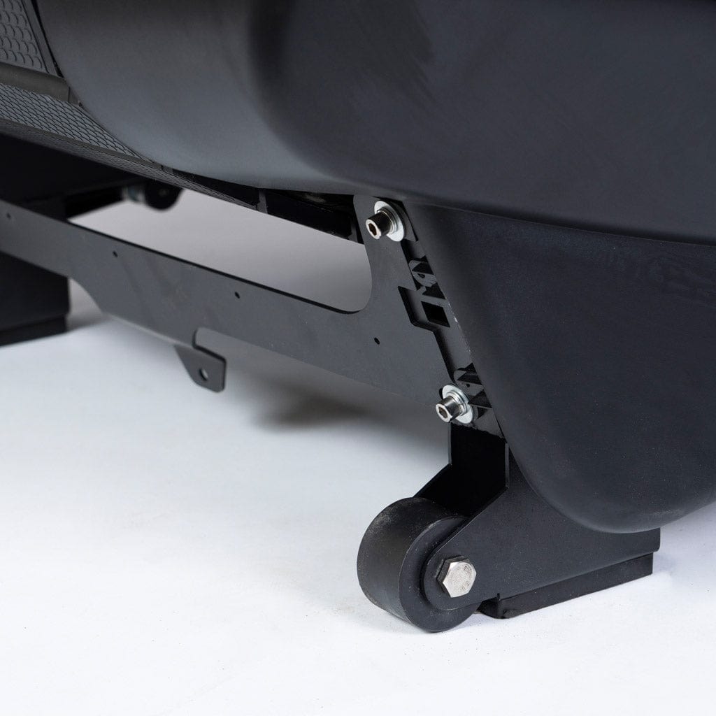 Caminadora curva sin motor para técnica de carrera y entrenamiento funcional. Diseño ergonómico de alta resistencia.