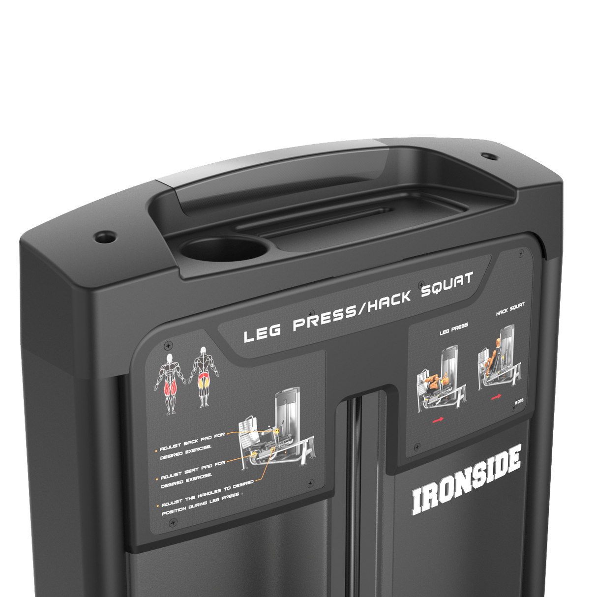 Dual Horizontal Leg Press & Hack Squat Horizontal Luxe