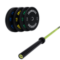 Pack IRONSIDE Barra 20 KG + Set Discos Olímpicos (KG)