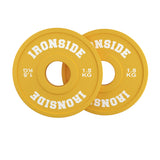 Discos Fraccionales Olímpicos PU IRONSIDE (0.5 kg a 2.5 kg)