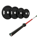 Pack IRONSIDE Barra 20 KG + Set Discos Olímpicos (KG)
