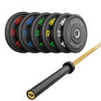 Pack IRONSIDE Barra 20 KG + Set Discos Olímpicos (LB)
