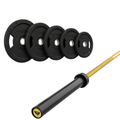 Pack IRONSIDE Barra 20 KG + Set Discos Olímpicos (KG)