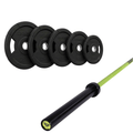 Pack IRONSIDE Barra 20 KG + Set Discos Olímpicos (KG)