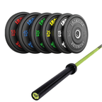 Pack IRONSIDE Barra 20 KG + Set Discos Olímpicos (LB)