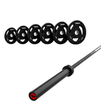 Pack IRONSIDE Barra 15 KG + Set Discos Olímpicos (LB)