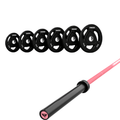 Pack IRONSIDE Barra 15 KG + Set Discos Olímpicos (LB)