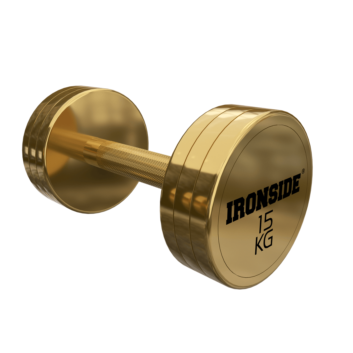 Mancuerna Circular Gold IRONSIDE (2.5 a 40 kg)