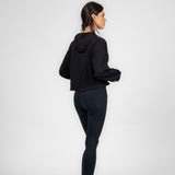 Sudadera Deportiva Corta con Gorro para Mujer IRONSIDE