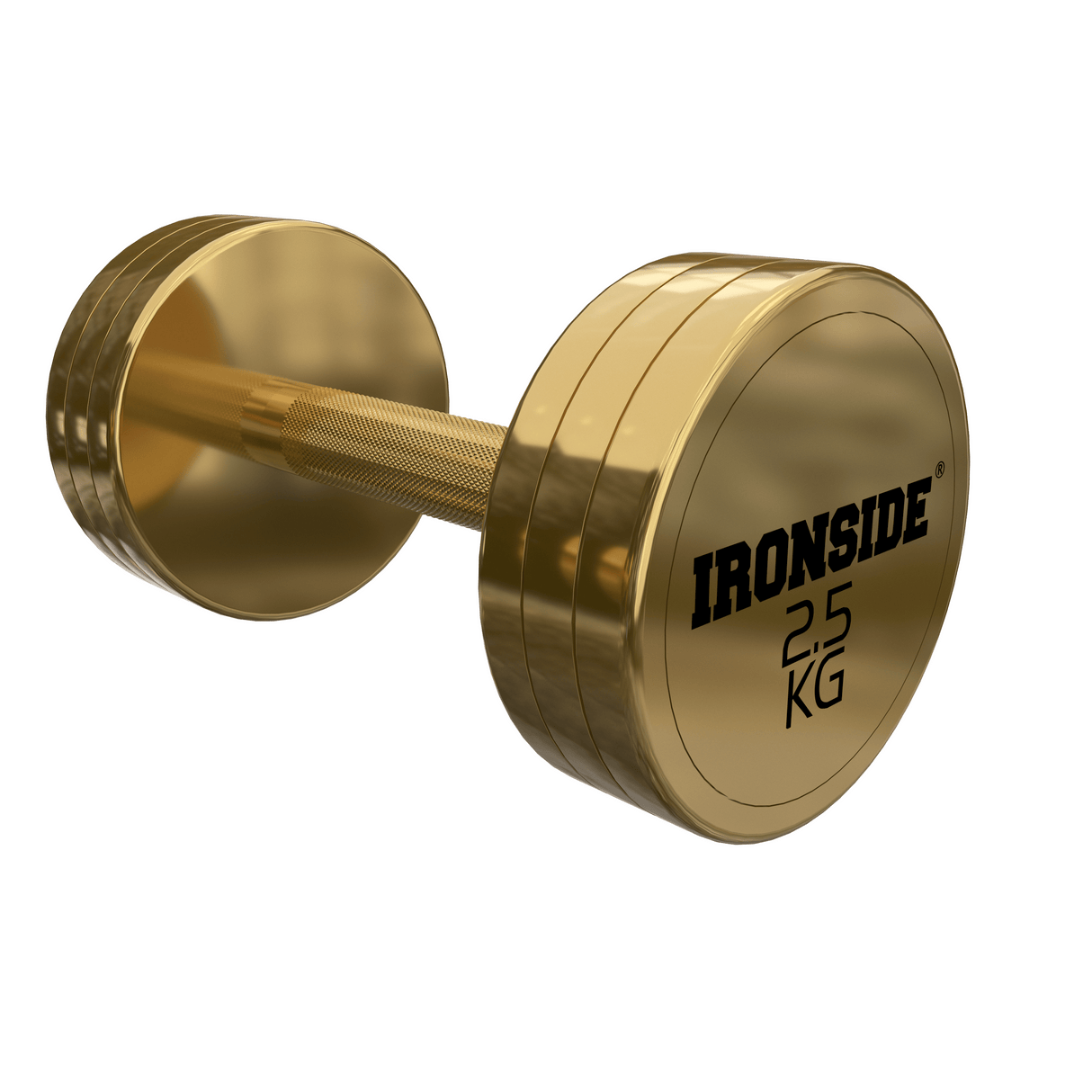 Mancuerna Circular Gold IRONSIDE (2.5 a 40 kg)