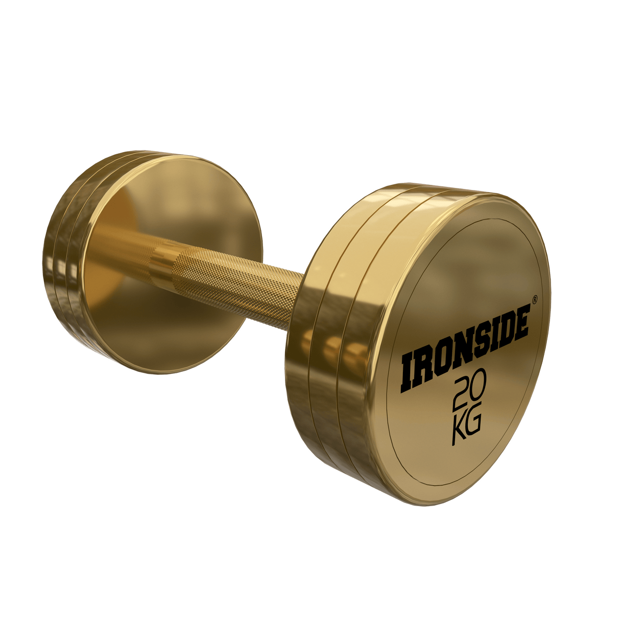 Mancuerna Circular Gold IRONSIDE (2.5 a 40 kg)