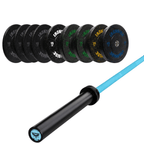 Pack IRONSIDE Barra 15 KG + Set Discos Olímpicos (LB)
