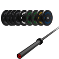 Pack IRONSIDE Barra 15 KG + Set Discos Olímpicos (LB)