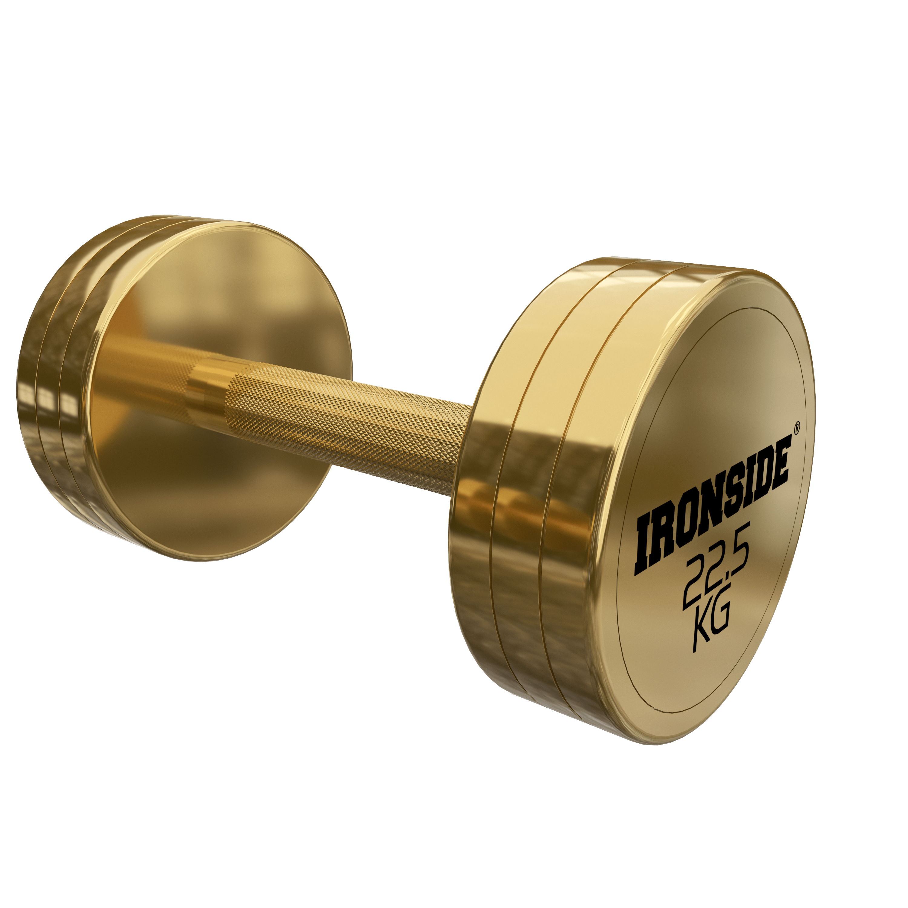 Mancuerna Circular Gold IRONSIDE (2.5 a 40 kg)