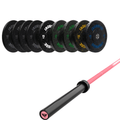 Pack IRONSIDE Barra 15 KG + Set Discos Olímpicos (LB)