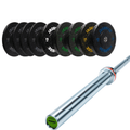 Pack IRONSIDE Barra 15 KG + Set Discos Olímpicos (LB)