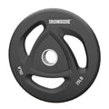 Disco Olimpico de 3 Agarres (5 a 55 lb) IRONSIDE