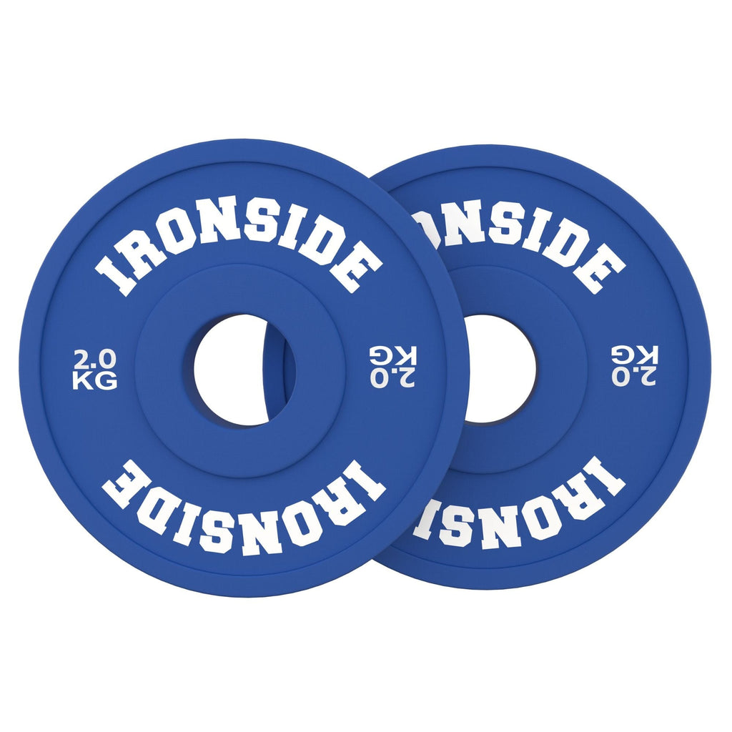 Discos Fraccionales Olímpicos PU IRONSIDE (0.5 kg a 2.5 kg)