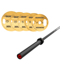 Pack IRONSIDE Barra 20 KG + Set Discos Olímpicos (KG)