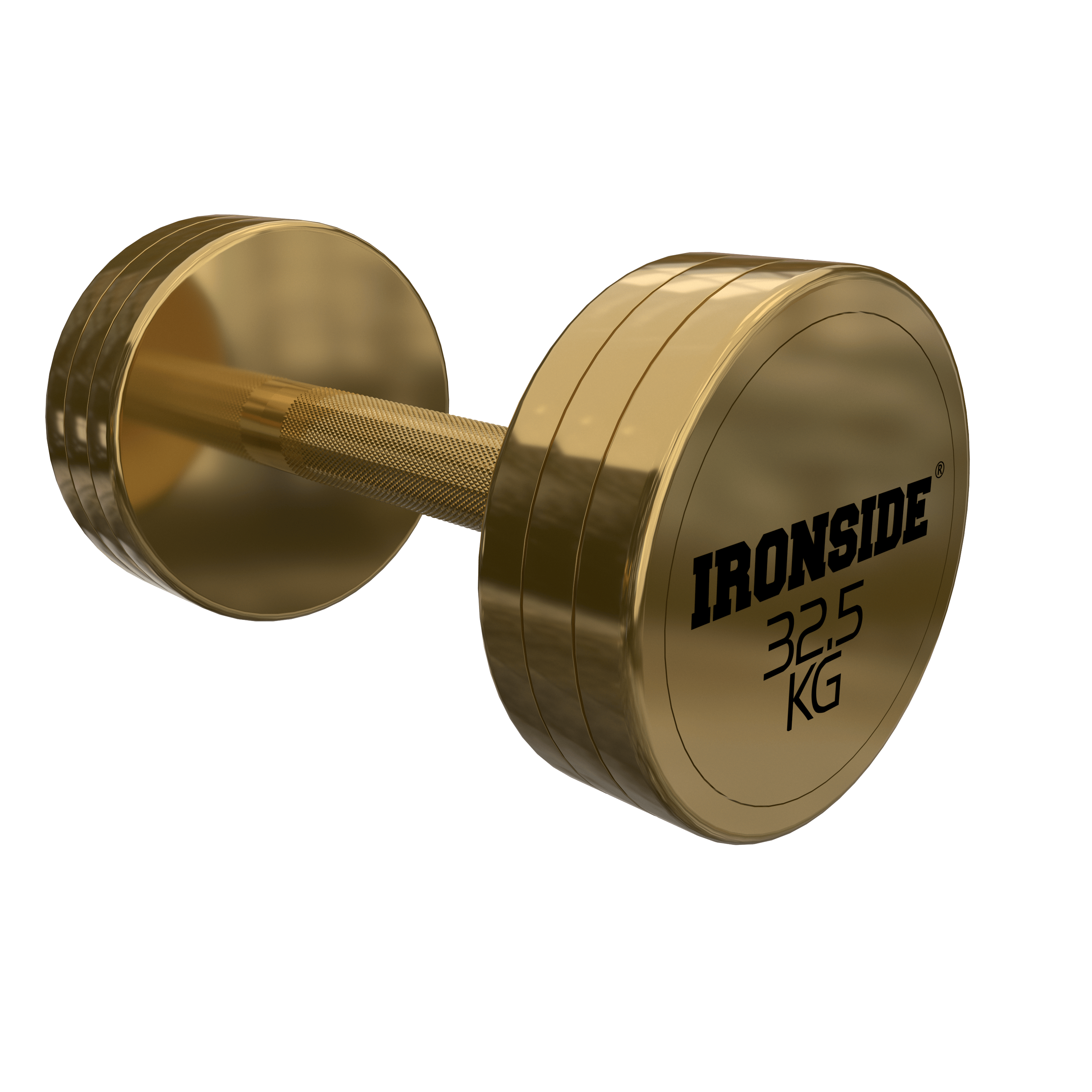 Mancuerna Circular Gold IRONSIDE (2.5 a 40 kg)