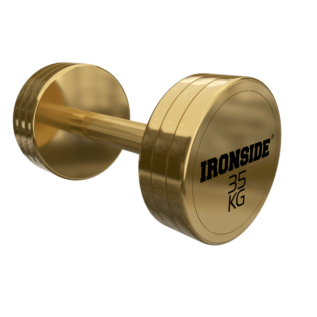 Mancuerna Circular Gold IRONSIDE (2.5 a 40 kg)