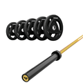 Pack IRONSIDE Barra 20 KG + Set Discos Olímpicos (LB)