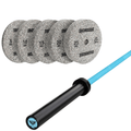 Pack IRONSIDE Barra 15 KG + Set de Discos Olímpicos (KG)