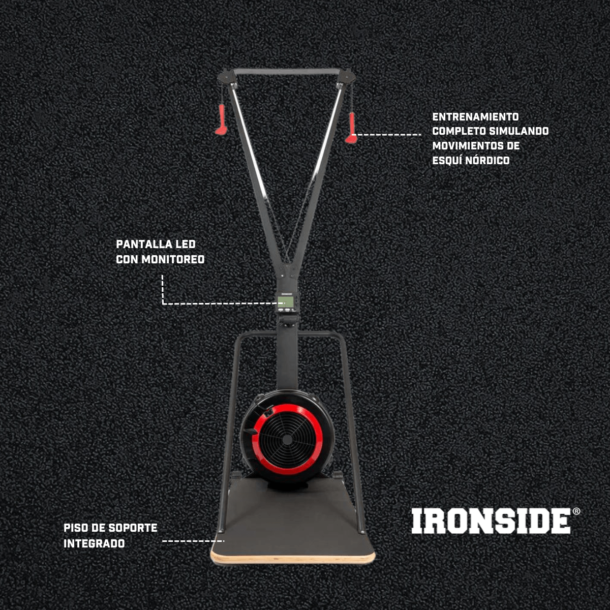 Ski Erg - Air Ski Machine IRONSIDE Combat