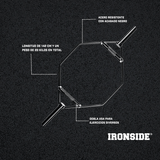 Barra Hexagonal Negra IRONSIDE